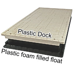 floating dock section