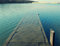 dock under water