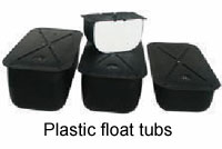plastic float tubs