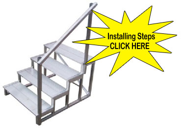 Steep Incline Stairs  CroweDock Docking Systems - Waterfront & Marina  Development