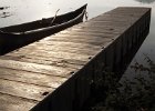 6  A simple straight dock in deep water. The pipes are at the front of the dock in shallow water.